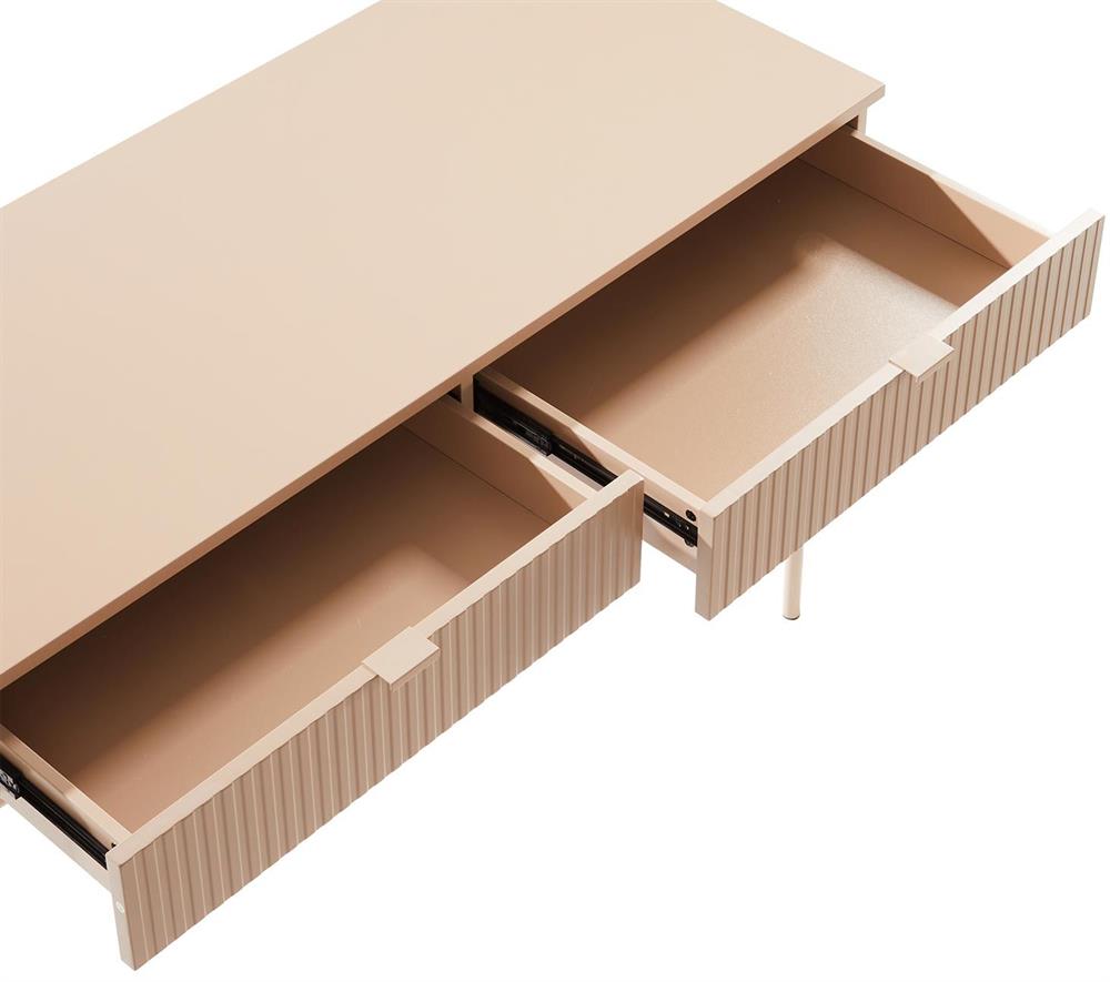 Desk Milton | size: Length: 50cm, Width: 120cm, Height: 79cm | color: Beige | image: 7 | variant: 1001594