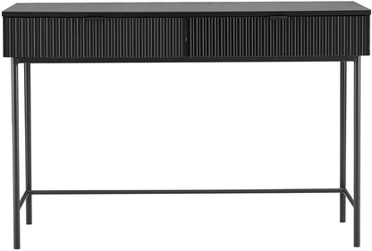 Desk Milton | size: Length: 50cm, Width: 120cm, Height: 79cm | color: Black | image: 2 | variant: 1001595