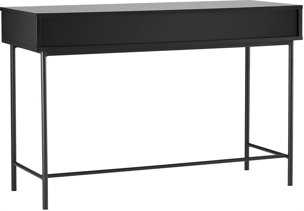 Desk Milton | size: Length: 50cm, Width: 120cm, Height: 79cm | color: Black | image: 8 | variant: 1001595
