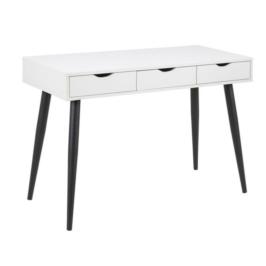 Desk Neptun 3 | size: Length: 110cm, Width: 50cm, Height: 77cm | color: White/Black | image: 1 | variant: 1011785