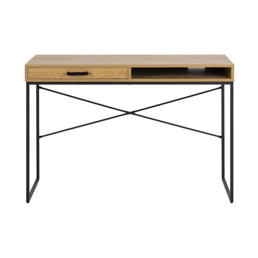 Desk Seaford 2 | size: Length: 110cm, Width: 45cm, Height: 75cm | color: Oak | image: 0 | variant: 1011786