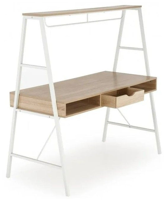Desk West Eastbourne | size: Length: 60cm, Width: 139cm, Height: 140cm | color: Oak | image: 1 | variant: 1007306