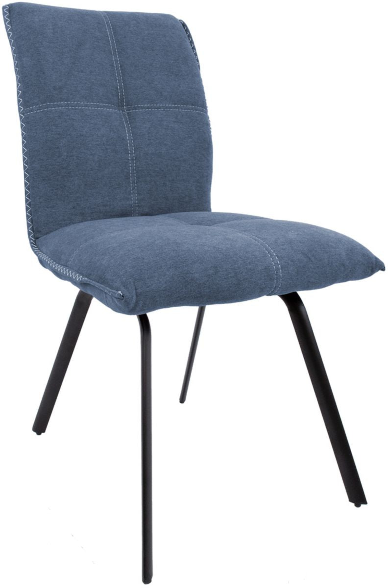 Dining Room Furniture Set Bromley | size: Length: 90cm, Width: 220cm, Height: 76cm | color: Black/Grey/Blue | image: 3 | variant: 1001681