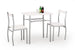 Dining Room Furniture Set Kyoto | size: Length: 50cm, Width: 82cm, Height: 75cm | color: White/Grey | image: 1 | variant: 1003353