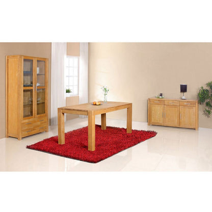 Display Cabinet Drammen | size: Width: 60cm, Height: 190cm, Depth: 40cm | color: Natural | image: 3 | variant: 1004990