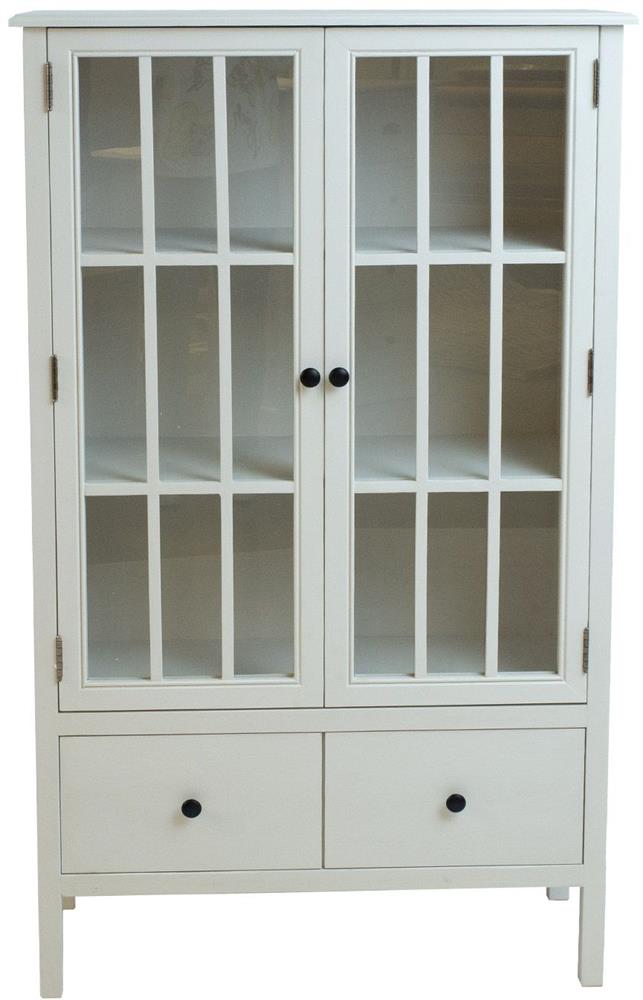 Display Cabinet East Beirut | size: Width: 80.5cm, Height: 136cm, Depth: 35cm | color: White | image: 3 | variant: 1006179