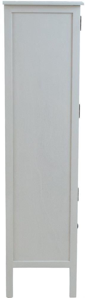 Display Cabinet East Beirut | size: Width: 80.5cm, Height: 136cm, Depth: 35cm | color: White | image: 6 | variant: 1006179
