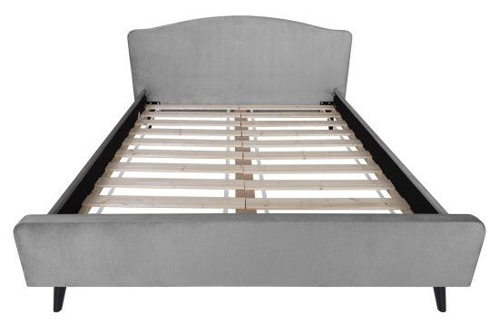 Double Bed Bargoed | size: Length: 214cm, Width: 182cm, Height: 99cm | color: Gray | image: 2 | variant: 1005805