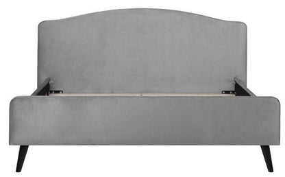 Double Bed Bargoed | size: Length: 214cm, Width: 182cm, Height: 99cm | color: Gray | image: 3 | variant: 1005805