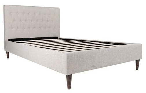 Double Bed Beverley | size: Length: 219cm, Width: 146.5cm, Height: 105cm | color: Beige | image: 2 | variant: 1005197