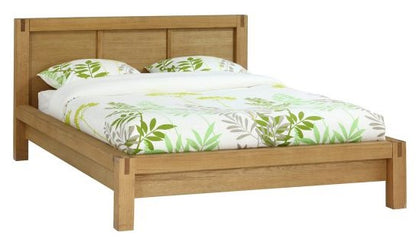 Double Bed Drammen | size: Length: 214.5cm, Width: 176cm, Height: 91cm | color: Brown | image: 1 | variant: 1005014