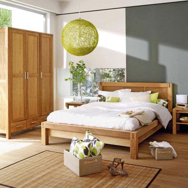 Double Bed Drammen | size: Length: 214.5cm, Width: 176cm, Height: 91cm | color: Brown | image: 2 | variant: 1005014