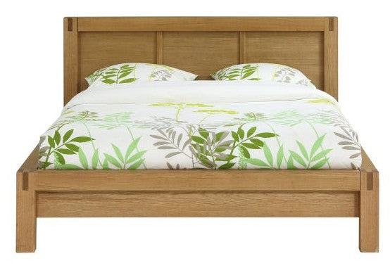 Double Bed Drammen | size: Length: 214.5cm, Width: 176cm, Height: 91cm | color: Brown | image: 4 | variant: 1005014