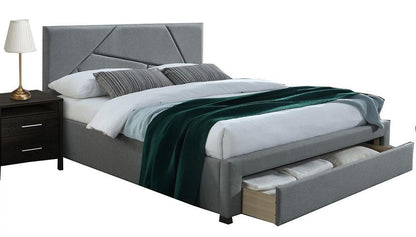 Double Bed East Ankara | size: Length: 214cm, Width: 165cm, Height: 102cm | color: Gray | image: 1 | variant: 1006684