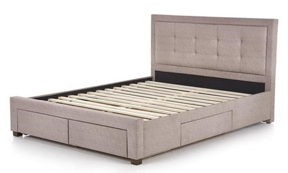 Double Bed East Bangkok | size: Length: 215cm, Width: 164cm, Height: 111cm | color: Beige | image: 3 | variant: 1006694