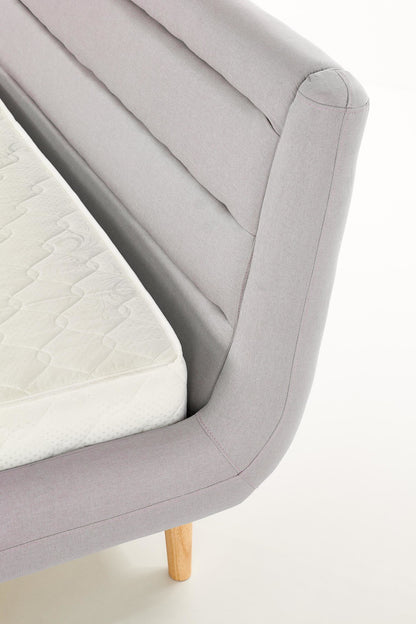 Double Bed East Imperia | size: Length: 232cm, Width: 179cm, Height: 86cm | color: Gray | image: 6 | variant: 1006673