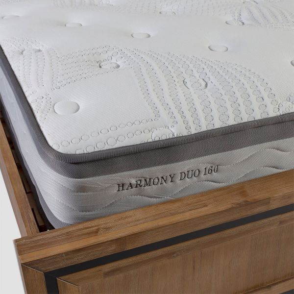 Double Bed East Matlock | size: Length: 208cm, Width: 164.5cm, Height: 100cm | color: Gray | image: 3 | variant: 1005863