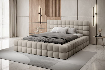 Double Bed East Petersburg 2 | size: Length: 225cm, Width: 224cm, Height: 104cm | color: Royal | image: 2 | variant: 1011072