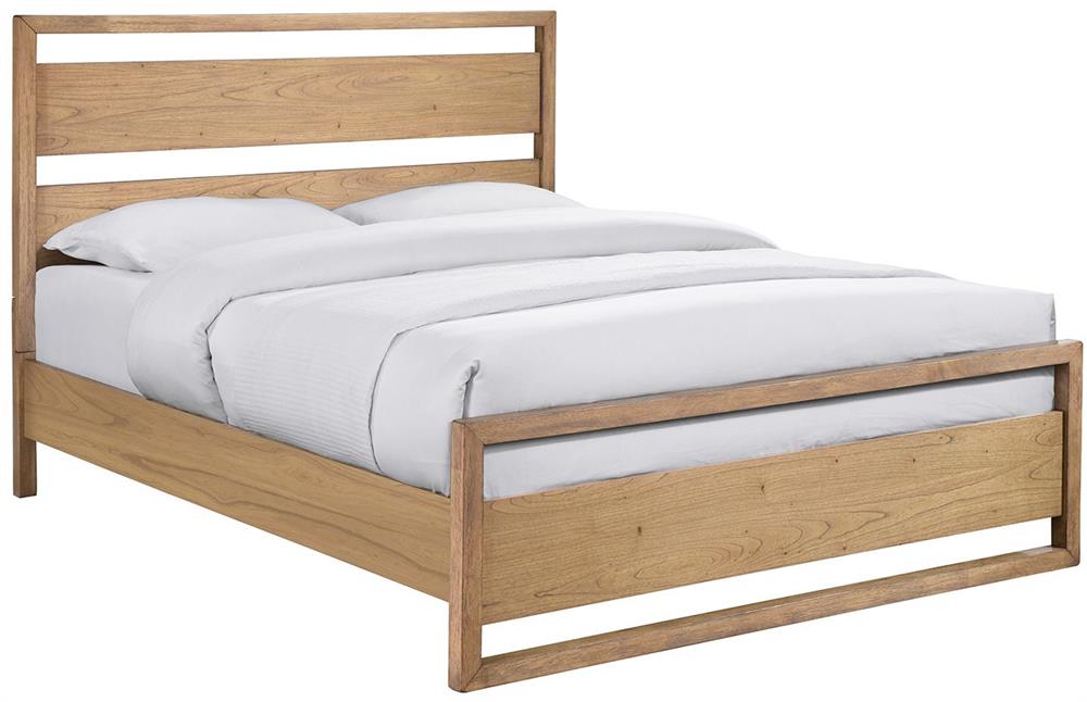 Double Bed East San Sebastian | size: Length: 209.5cm, Width: 166cm, Height: 120.5cm | color: Oak | image: 1 | variant: 1006278