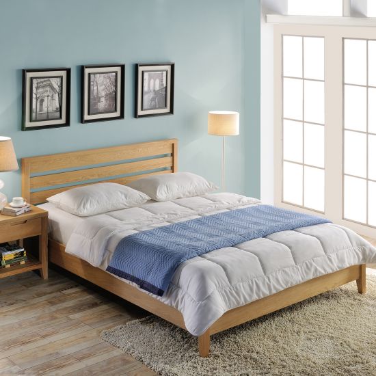 Double Bed East Towcester | size: Length: 211cm, Width: 167cm, Height: 91cm | color: Brown | image: 1 | variant: 1005010