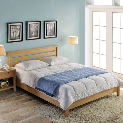 Double Bed East Towcester | size: Length: 211cm, Width: 167cm, Height: 91cm | color: Brown | image: 1 | variant: 1005010