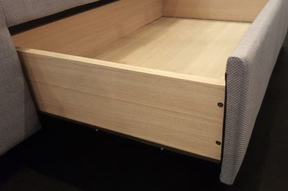 Double Bed East Wycombe | size: Length: 219cm, Width: 171cm, Height: 111cm | color: Gray | image: 6 | variant: 1005008
