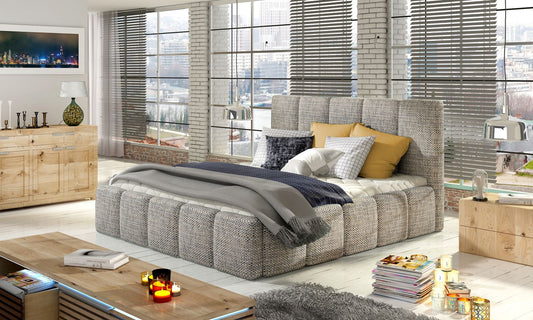 Double Bed Edvige 7 | size: Length: 220cm, Width: 180cm, Height: 93cm | color: Berlin | image: 1 | variant: 1007672