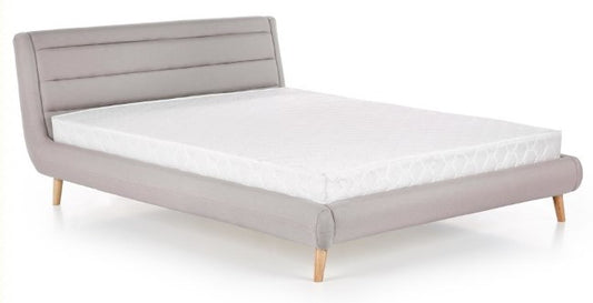 Double Bed Elanda 1 | size: Length: 232cm, Width: 179cm, Height: 86cm | color: Gray | image: 1 | variant: 1010955