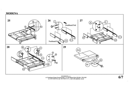 Double Bed London | size: Length: 220cm, Width: 164cm, Height: 106cm | color: Gray | image: 8 | variant: 1003375