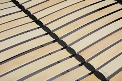 Double Bed Manchester | size: Length: 214cm, Width: 171cm, Height: 33cm | color: Black/Gold | image: 6 | variant: 1003386