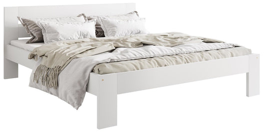 Double Bed Miami | size: Length: 205cm, Width: 168cm, Height: 87cm | color: White | image: 0 | variant: 1003398
