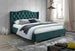 Double Bed Newark | size: Length: 216cm, Width: 178cm, Height: 124cm | color: Green | image: 1 | variant: 1004503