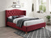 Double Bed Newark | size: Length: 216cm, Width: 178cm, Height: 124cm | color: Red | image: 1 | variant: 1004504