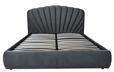 Double Bed Orebro | size: Length: 220cm, Width: 187cm, Height: 120cm | color: Gray | image: 2 | variant: 1005659