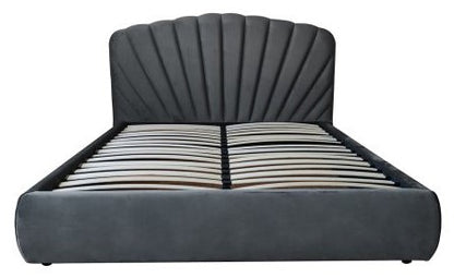 Double Bed Orebro | size: Length: 220cm, Width: 187cm, Height: 120cm | color: Gray | image: 2 | variant: 1005853
