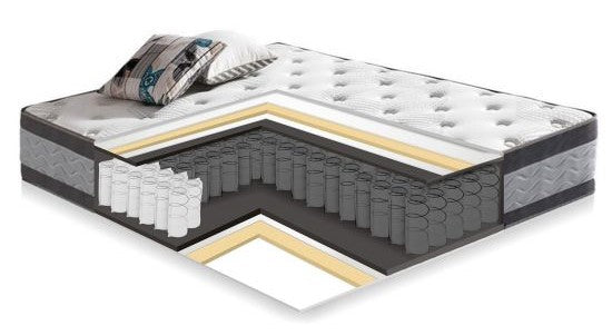 Double Bed Orebro | size: Length: 220cm, Width: 187cm, Height: 120cm | color: Gray | image: 3 | variant: 1005853