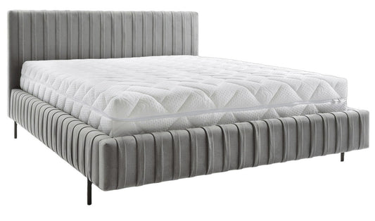 Double Bed Plissa | size: Length: 222cm, Width: 160cm, Height: 102cm | color: Nube | image: 0 | variant: 1008263