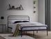 Double Bed Whitley Bay | size: Length: 206cm, Width: 142cm, Height: 102cm | color: Black | image: 0 | variant: 1004570