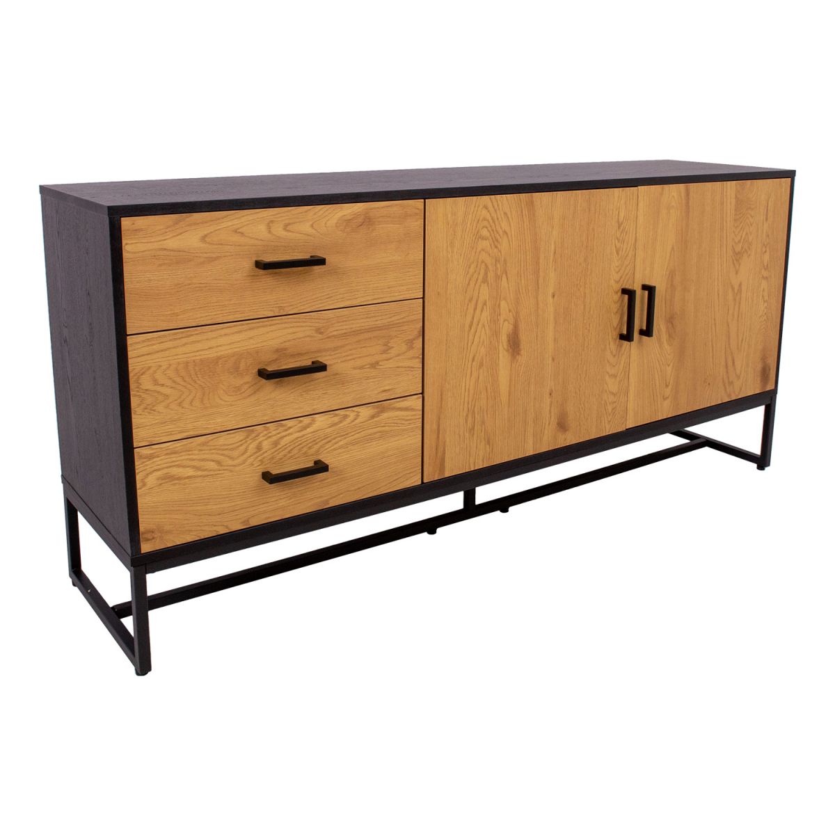 Dresser Amsterdam | size: Width: 160cm, Height: 75cm, Depth: 40cm | color: Oak | image: 1 | variant: 1011860