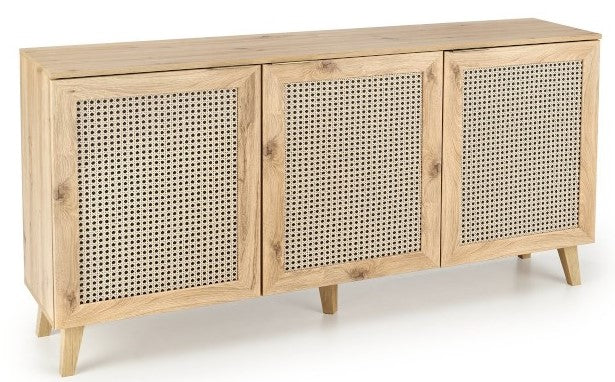 Dresser Borneo | size: Length: 40cm, Width: 160cm, Height: 85cm | color: Black/Oak | image: 1 | variant: 1014099