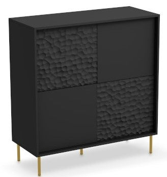 Dresser Bullet 1 | size: Length: 41cm, Width: 100cm, Height: 105cm | color: Black | image: 1 | variant: 1012952