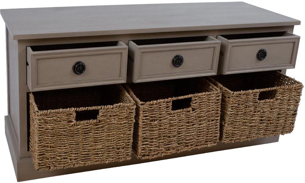 Dresser Charleston | size: Length: 39cm, Width: 107cm, Height: 50cm | color: Gray | image: 3 | variant: 1006253