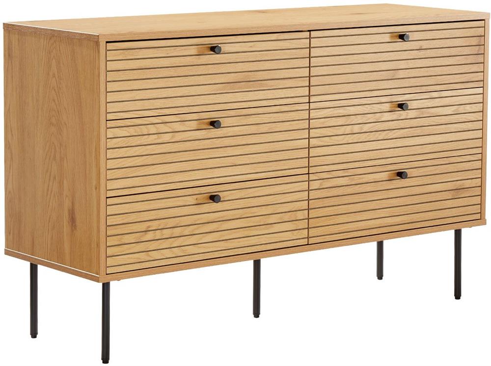 Dresser East Le Havre | size: Length: 40cm, Width: 120cm, Height: 75cm | color: Oak | image: 1 | variant: 1006341