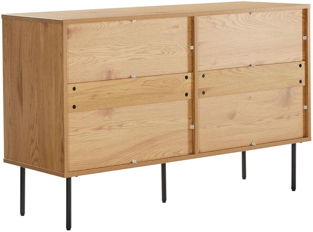 Dresser East Le Havre | size: Length: 40cm, Width: 120cm, Height: 75cm | color: Oak | image: 8 | variant: 1006341