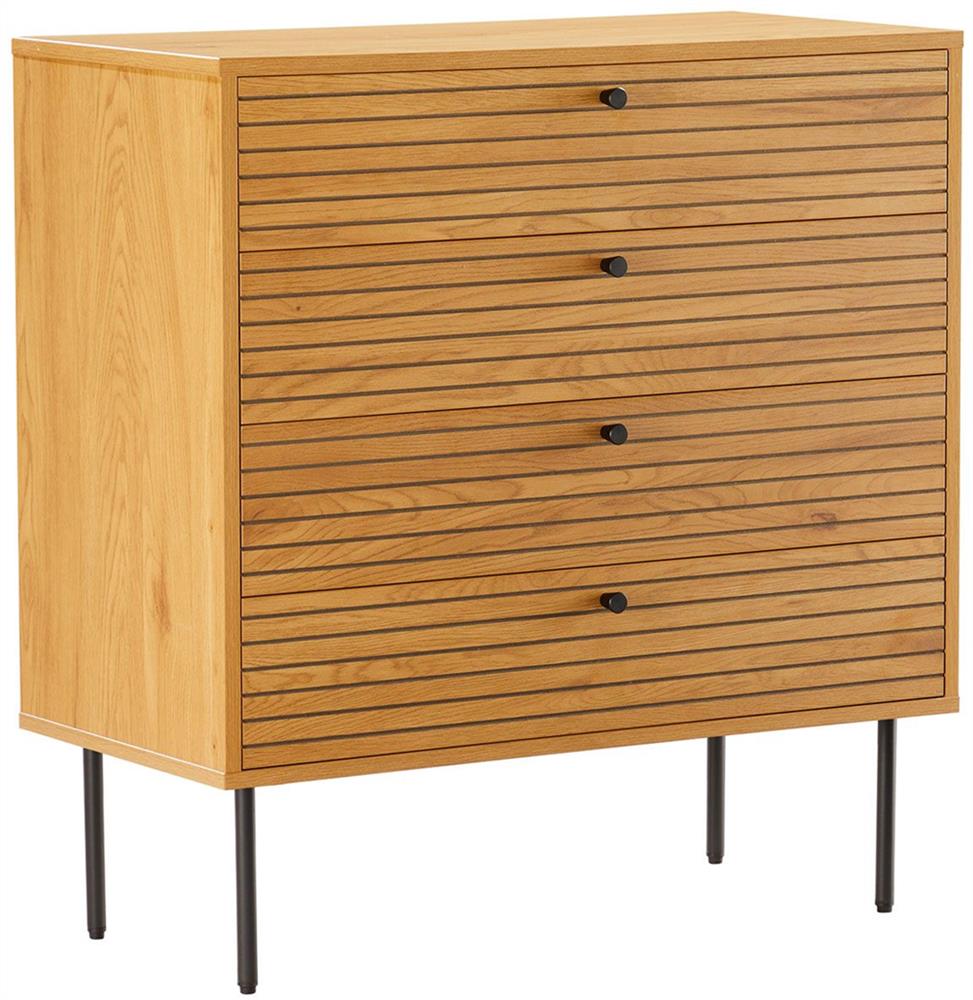 Dresser East Le Havre | size: Length: 40cm, Width: 80cm, Height: 85cm | color: Oak | image: 1 | variant: 1006346