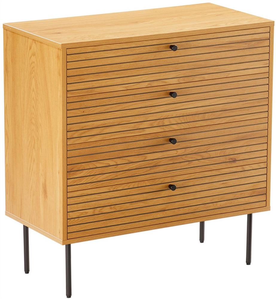 Dresser East Le Havre | size: Length: 40cm, Width: 80cm, Height: 85cm | color: Oak | image: 2 | variant: 1006346