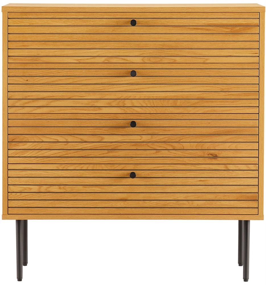 Dresser East Le Havre | size: Length: 40cm, Width: 80cm, Height: 85cm | color: Oak | image: 3 | variant: 1006346