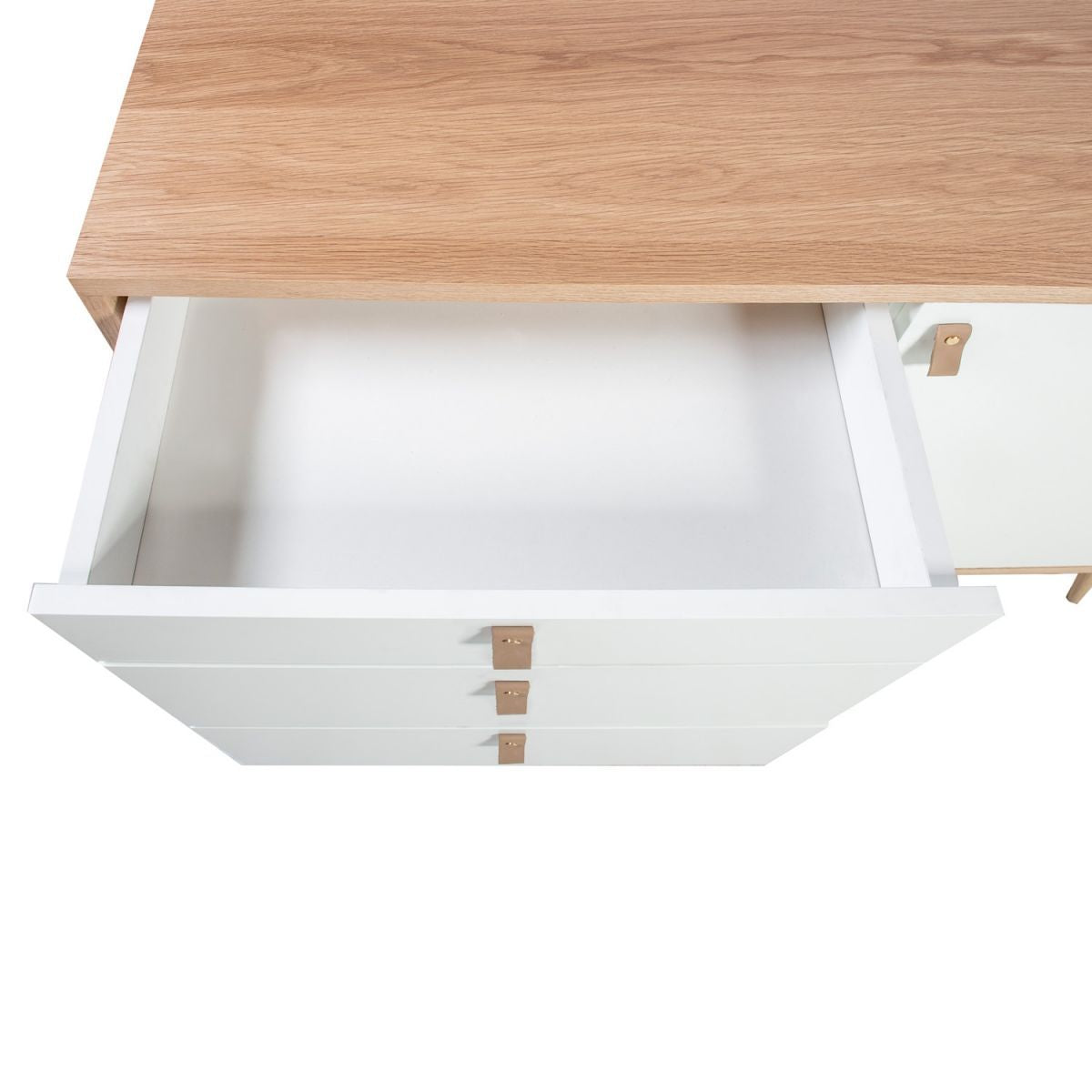 Dresser East Northampton | size: Width: 120cm, Height: 75cm, Depth: 40cm | color: White | image: 5 | variant: 1004949
