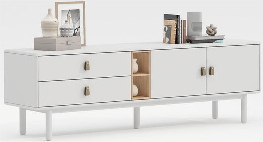 Dresser Iris 2 | size: Length: 40cm, Width: 180cm, Height: 55cm | color: White | image: 1 | variant: 1017650