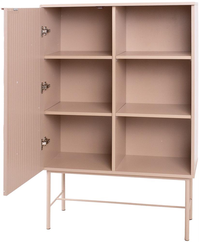 Dresser Milton | size: Length: 35cm, Width: 82cm, Height: 130cm | color: Pink | image: 3 | variant: 1006343